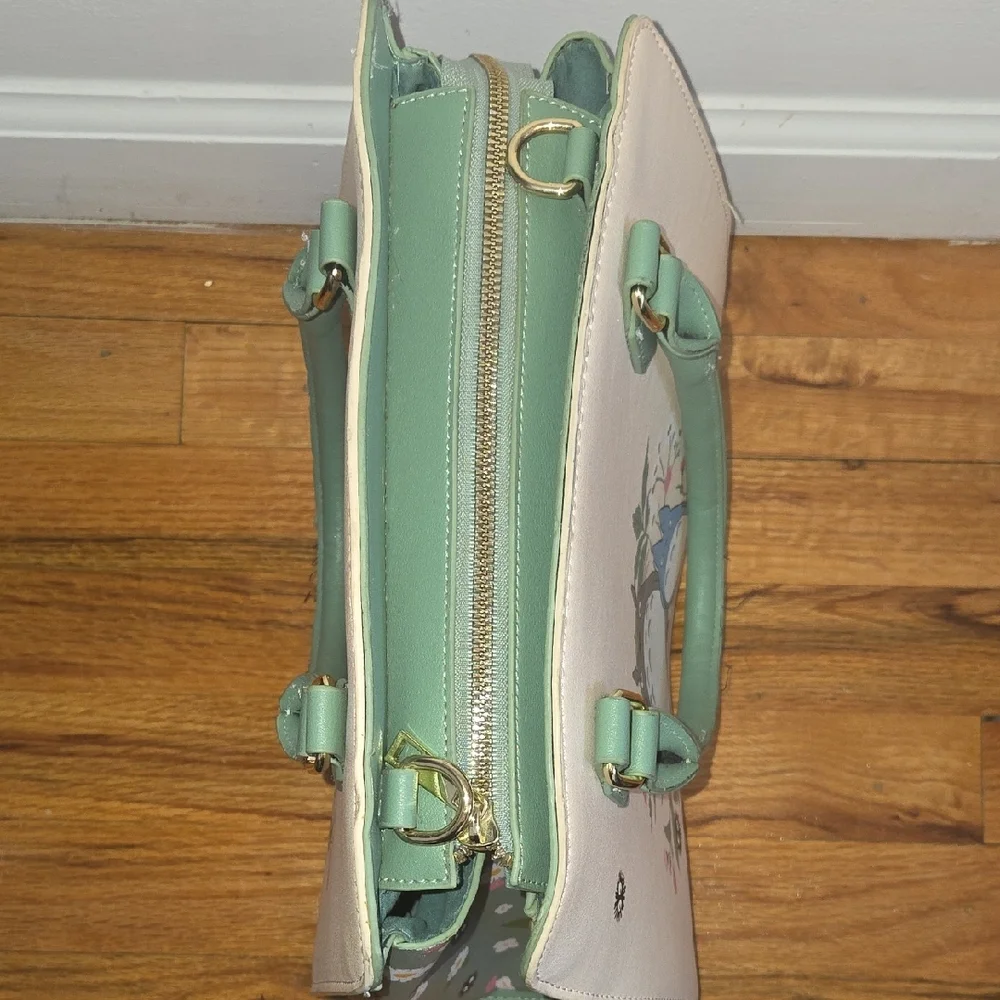 Studio Ghibli My Neighbor Totoro Sage Green Satchel Bag - Picture 5 of 8